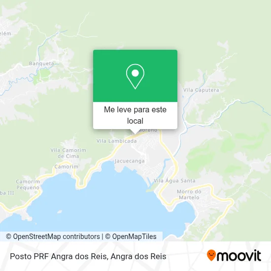 Posto PRF Angra dos Reis mapa