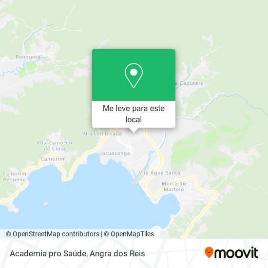 Academia pro Saúde mapa