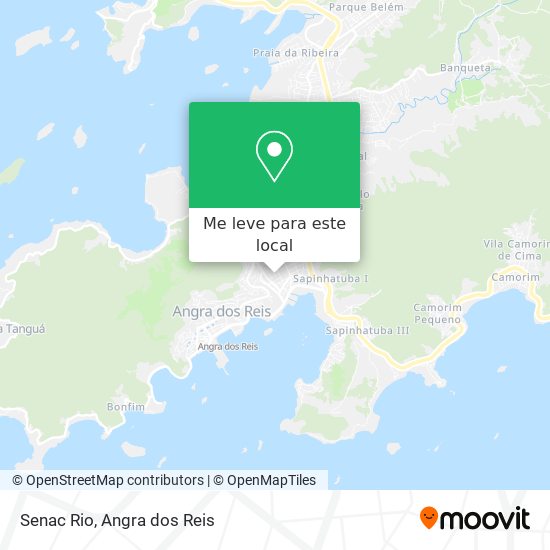 Senac Rio mapa