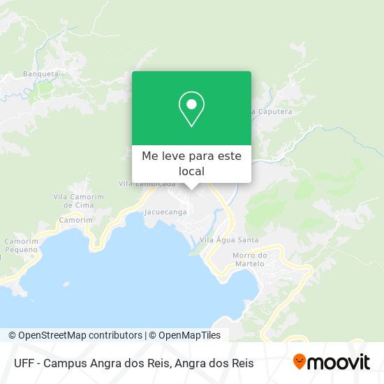 UFF - Campus Angra dos Reis mapa