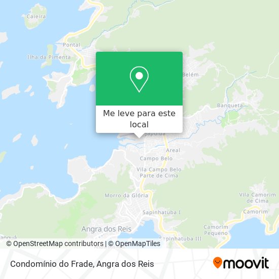 Condomínio do Frade mapa