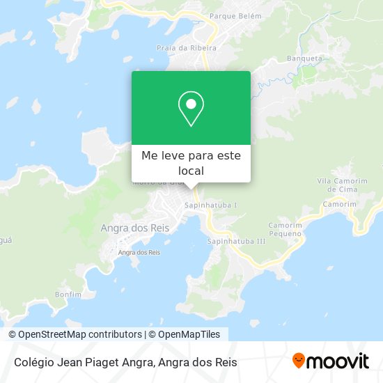 Colégio Jean Piaget Angra mapa