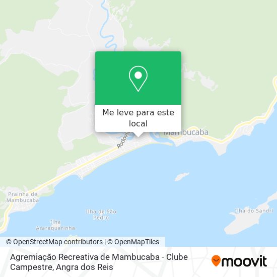 Agremiação Recreativa de Mambucaba - Clube Campestre mapa