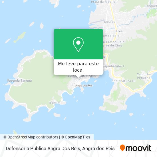 Defensoria Publica Angra Dos Reis mapa