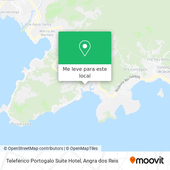 Teleférico Portogalo Suite Hotel mapa