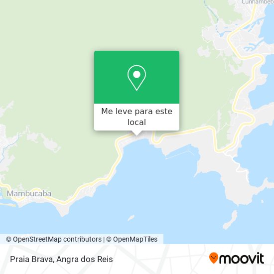 Praia Brava mapa