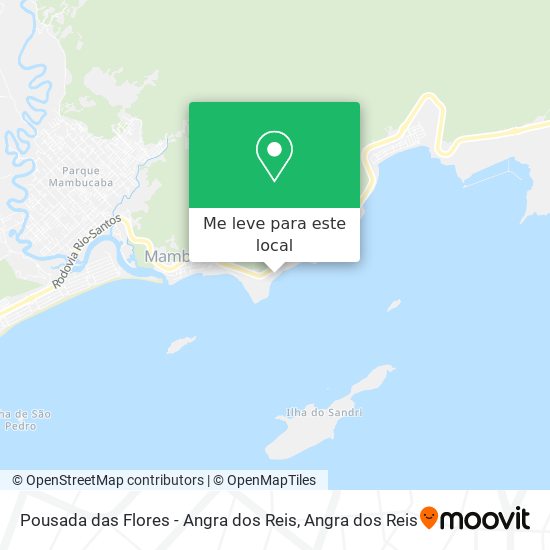 Pousada das Flores - Angra dos Reis mapa