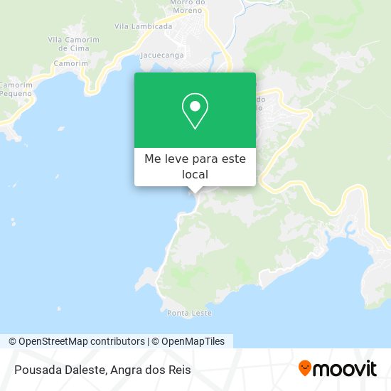 Pousada Daleste mapa