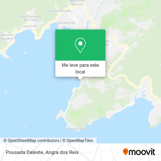Pousada Daleste mapa