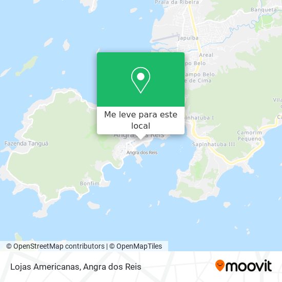 Lojas Americanas mapa