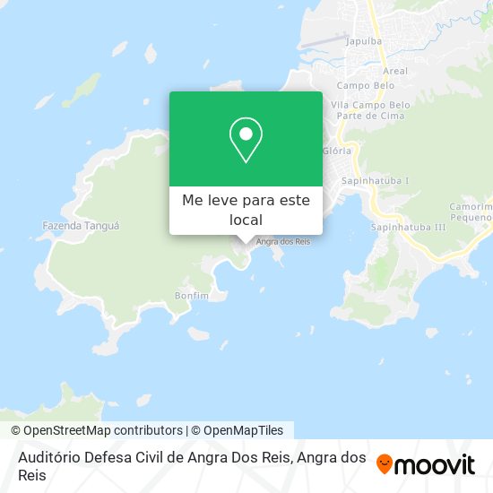 Auditório Defesa Civil de Angra Dos Reis mapa
