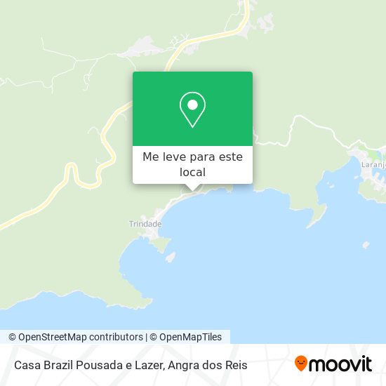 Casa Brazil Pousada e Lazer mapa