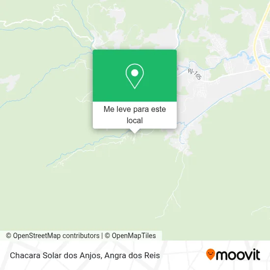 Chacara Solar dos Anjos mapa