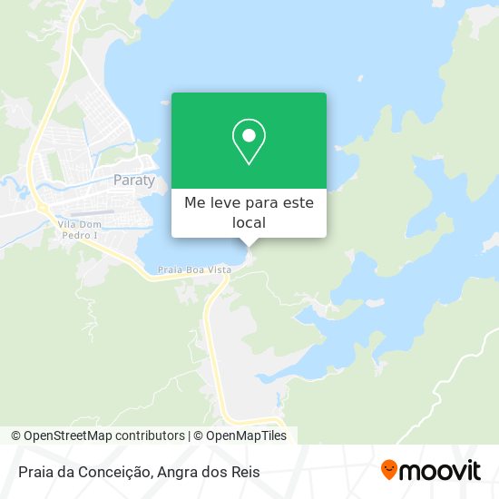 Praia da Conceição mapa