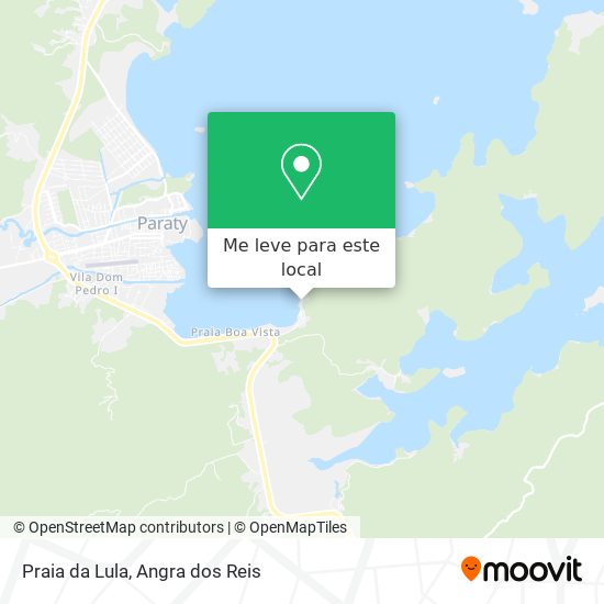 Praia da Lula mapa