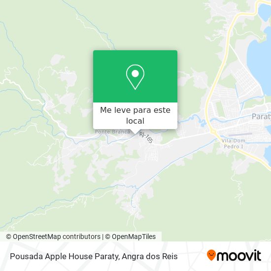 Pousada Apple House Paraty mapa