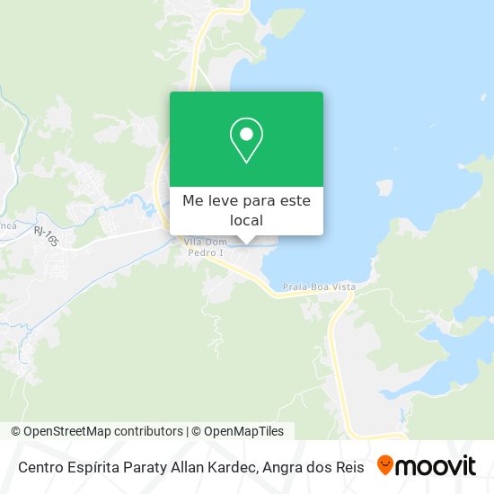 Centro Espírita Paraty Allan Kardec mapa