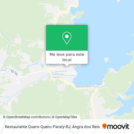 Restaurante Quero-Quero Paraty-RJ mapa