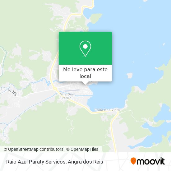 Raio Azul Paraty Servicos mapa