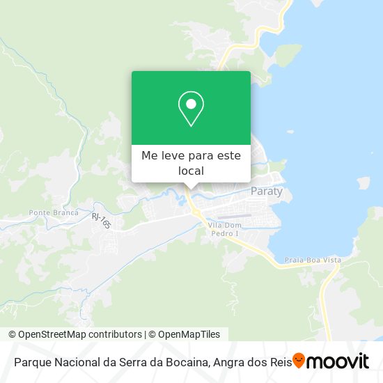 Parque Nacional da Serra da Bocaina mapa