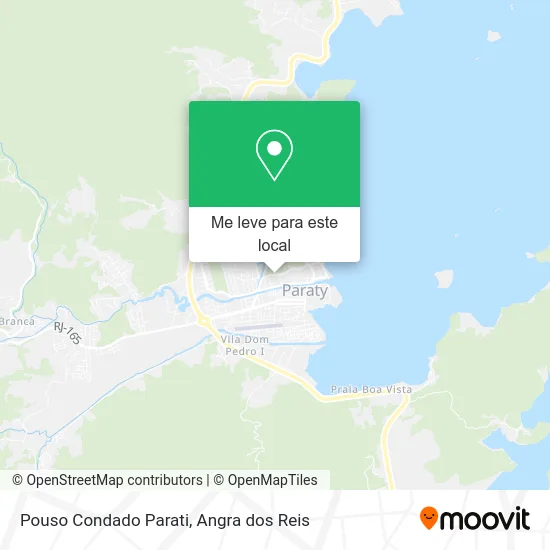 Pouso Condado Parati mapa