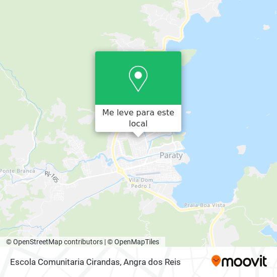 Escola Comunitaria Cirandas mapa
