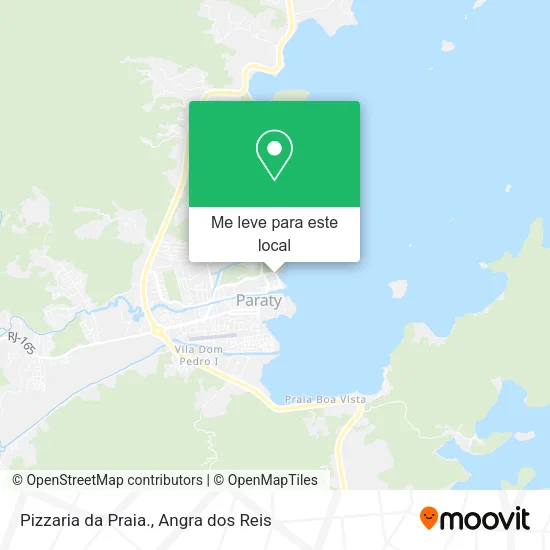 Pizzaria da Praia. mapa