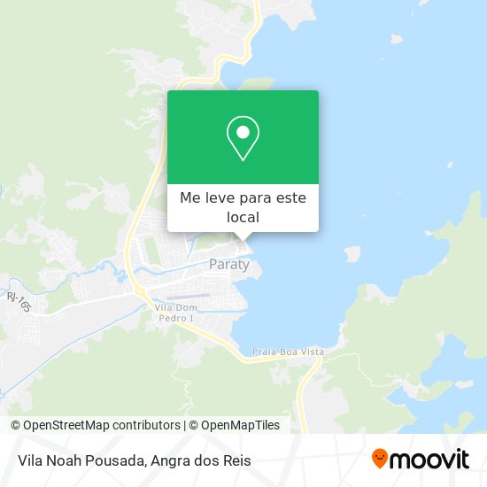 Vila Noah Pousada mapa
