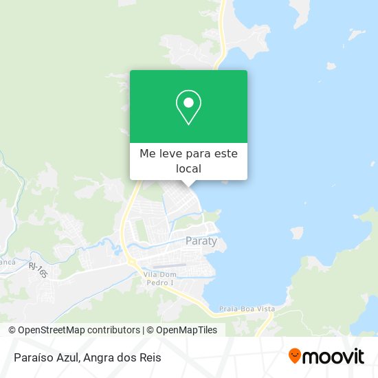 Paraíso Azul mapa