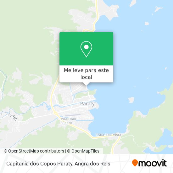 Capitania dos Copos Paraty mapa