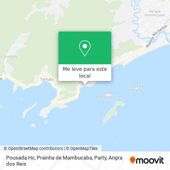 Pousada Hc, Prainha de Mambucaba, Party mapa
