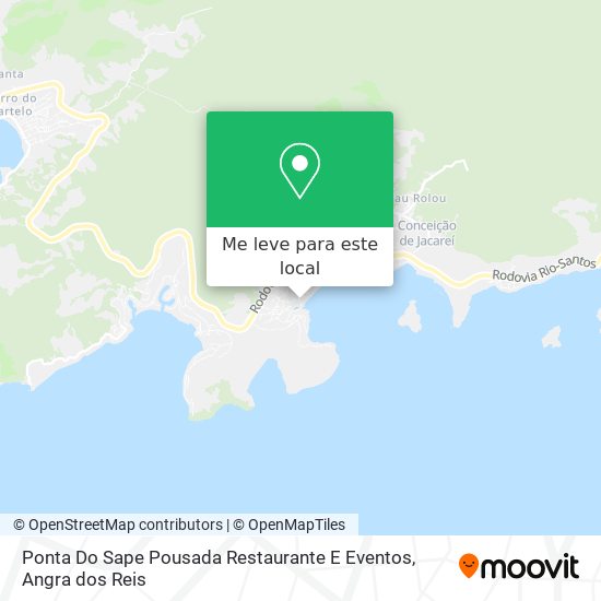 Ponta Do Sape Pousada Restaurante E Eventos mapa
