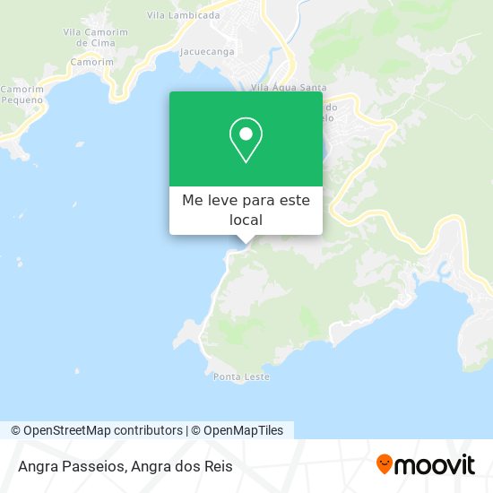 Angra Passeios mapa