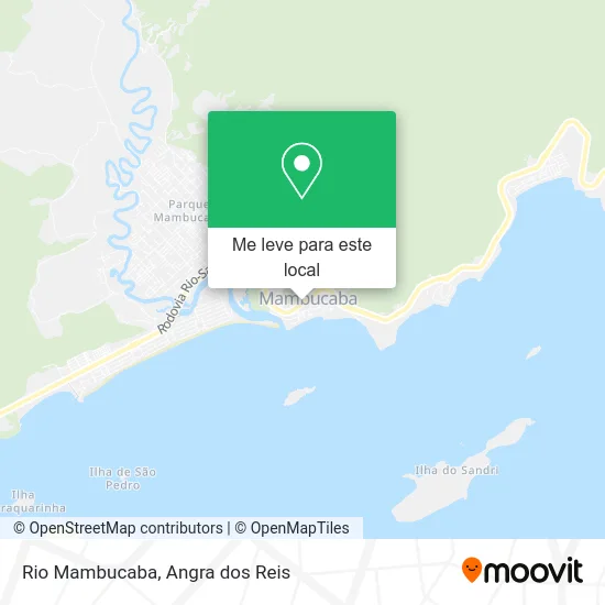 Rio Mambucaba mapa
