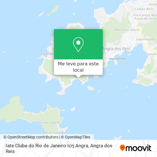 Iate Clube do Rio de Janeiro-Icrj Angra mapa