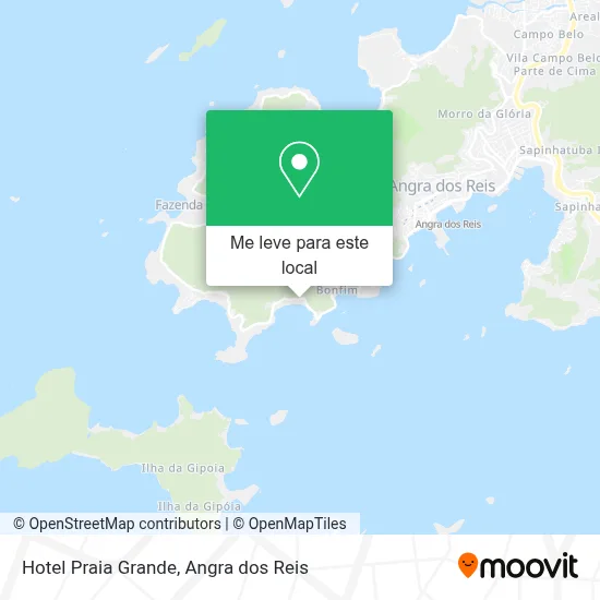 Hotel Praia Grande mapa