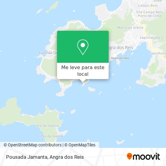 Pousada Jamanta mapa