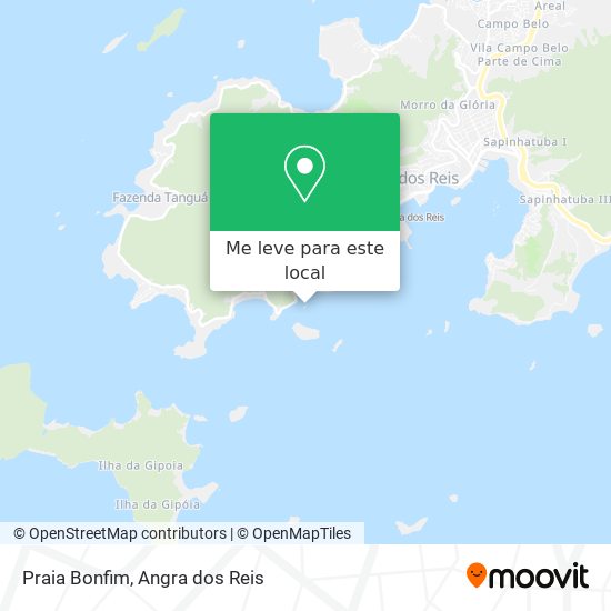 Praia Bonfim mapa
