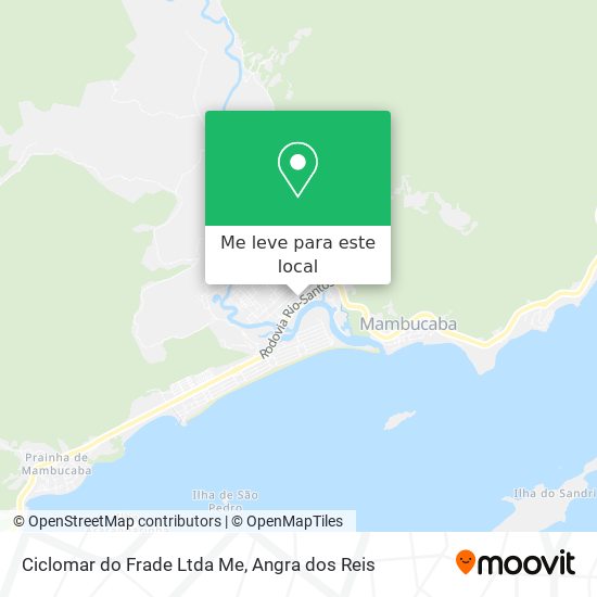 Ciclomar do Frade Ltda Me mapa