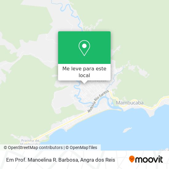 Em Prof. Manoelina R. Barbosa mapa