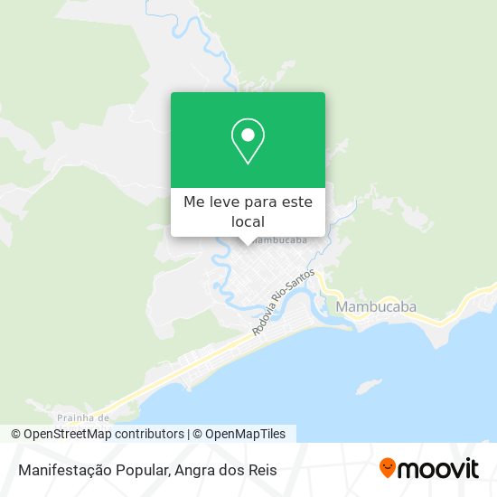 Manifestação Popular mapa
