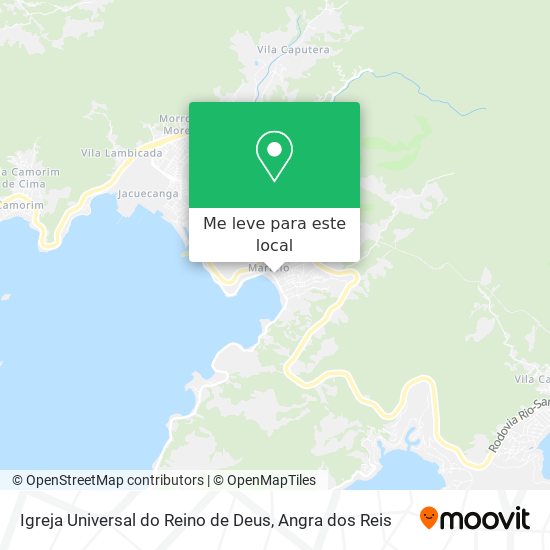 Igreja Universal do Reino de Deus mapa