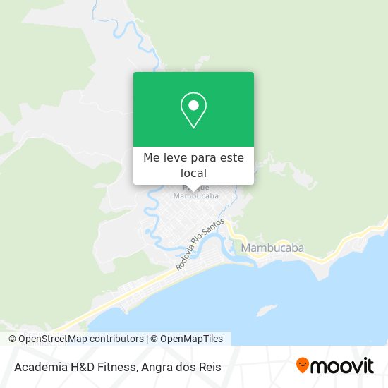 Academia H&D Fitness mapa