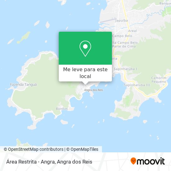 Área Restrita - Angra mapa