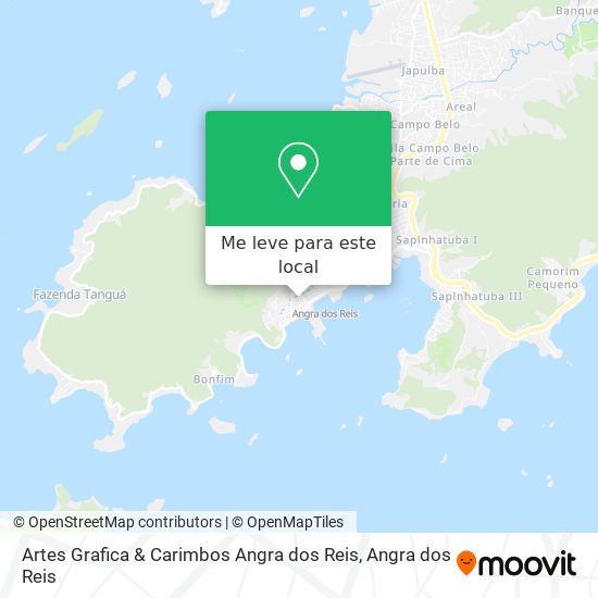 Artes Grafica & Carimbos Angra dos Reis mapa