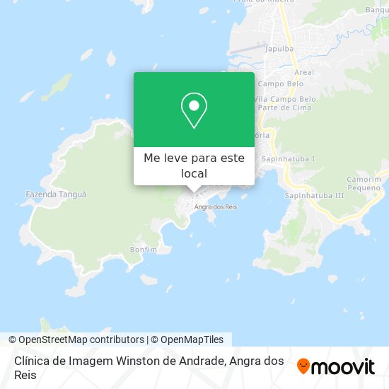 Clínica de Imagem Winston de Andrade mapa