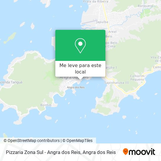 Pizzaria Zona Sul - Angra dos Reis mapa