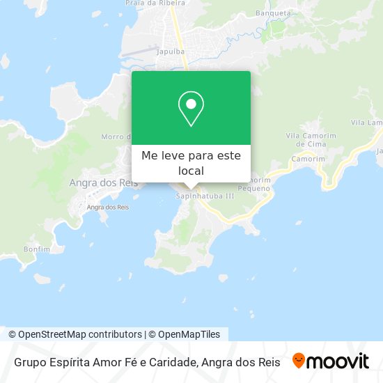 Grupo Espírita Amor Fé e Caridade mapa