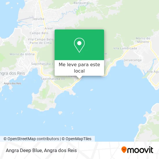 Angra Deep Blue mapa