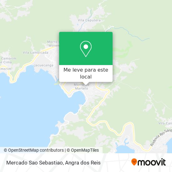 Mercado Sao Sebastiao mapa